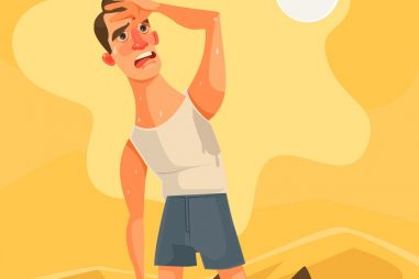 Hot Weather And Summer Day Vector 13964451
